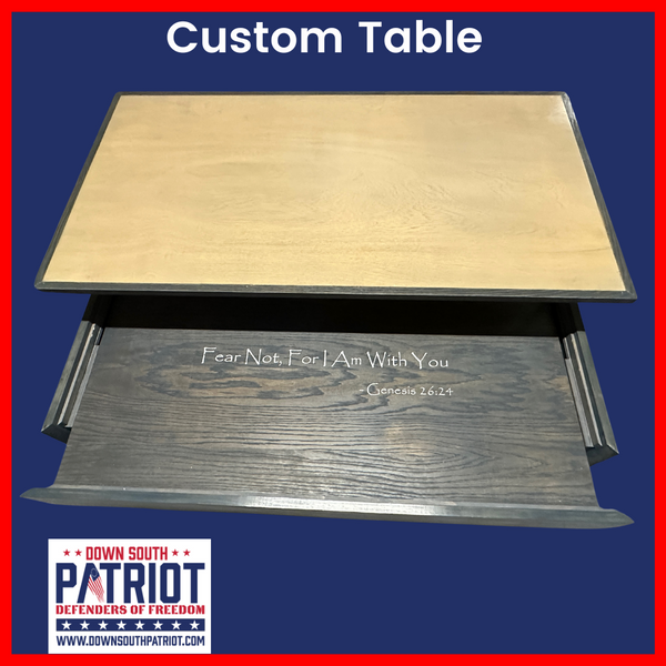 Concealment Coffee Table- Riser Version 2025