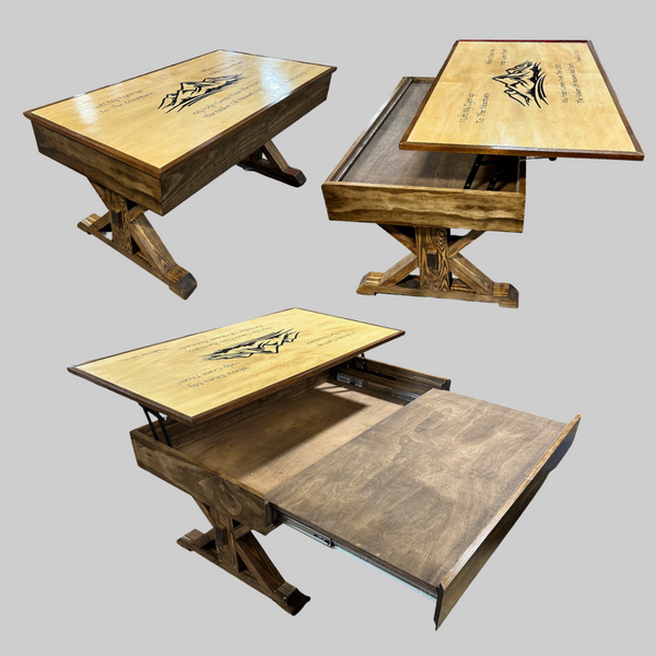 Concealment Coffee Table- Riser Version 2025