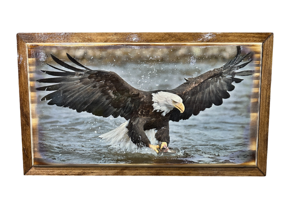 Slimline Framed Art Concealment Cabinet