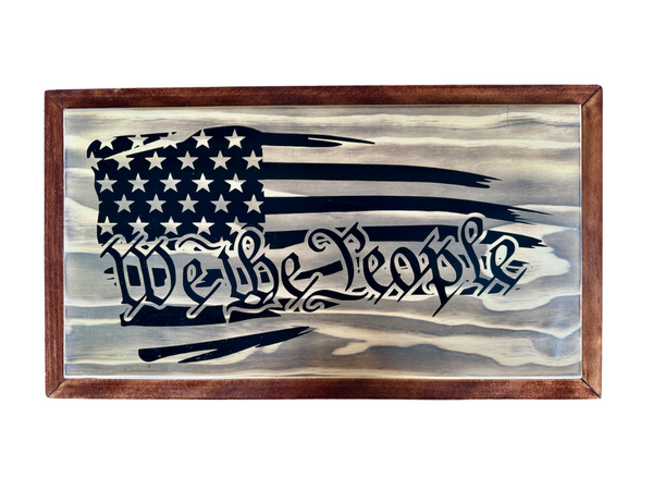 Slimline Framed Art Concealment Cabinet