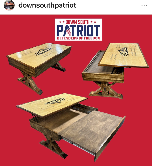 Concealment Coffee Table- Riser Version 2025