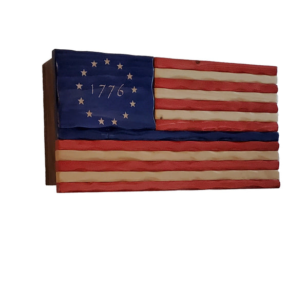 Small Flag Concealment Cabinet - one compartment