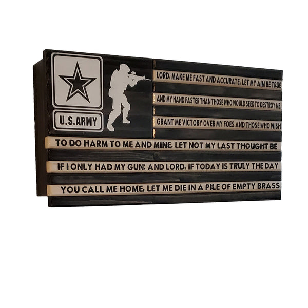 Large Flag Concealment Cabinet - 3 Compartments