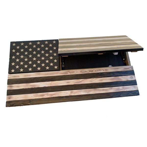 XL Flag concealment cabinet - 3 compartment