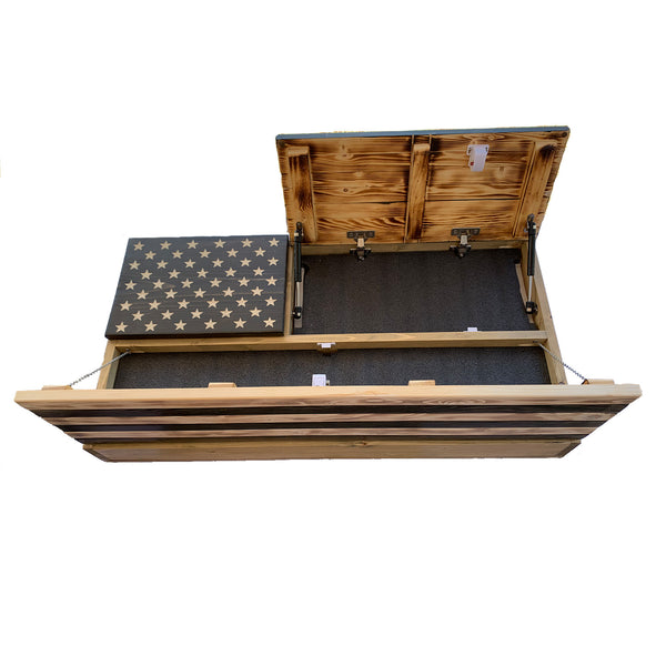 XL Flag concealment cabinet - 3 compartment