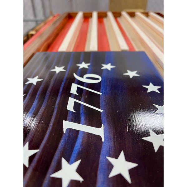 Coin Display has grooved shelves to hold Coins