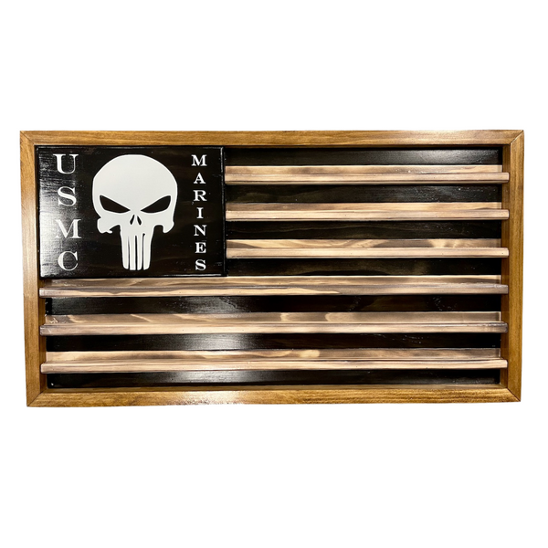 USMC Marines and Punisher on BW Coin Display