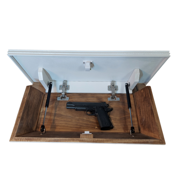 White Concealment Shelf
