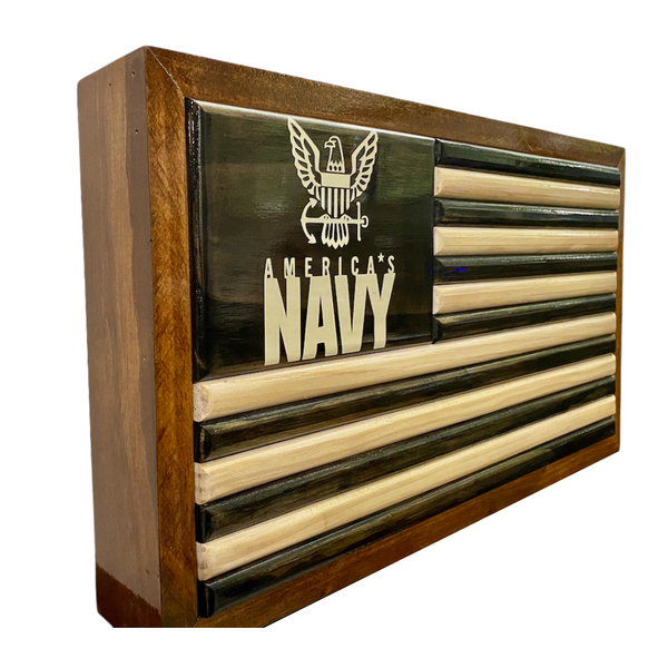 Slimline Navy B&W side view