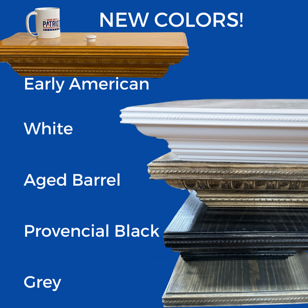 Concealment Shelf Colors