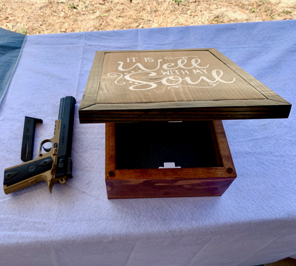 Framed Art Concealment Cabinet