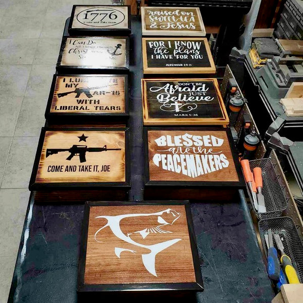 Framed Art Concealment Cabinet