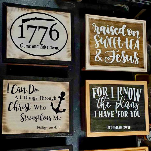 Framed Art Concealment Cabinet