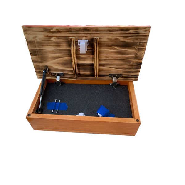 Small Flag Concealment Cabinet - one compartment