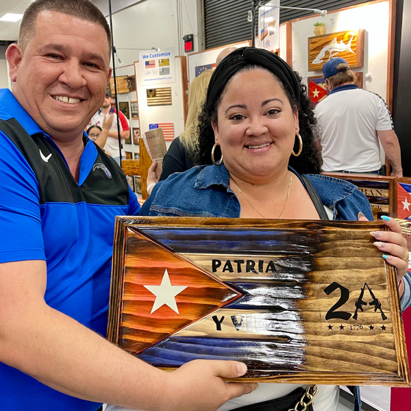 Slimline Cuban Flag 2nd Amendment