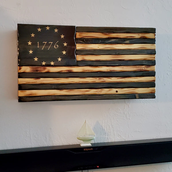 Small Flag Concealment Cabinet - one compartment