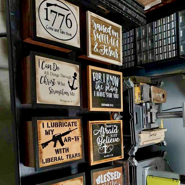Framed Art Concealment Cabinet